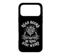 Custodia per iPhone 17 Pro Max Leggi libri, Sii gentile, Rimani strano - Fun Bookworm Donne Leggere