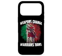 Custodia per iPhone 17 Pro Max Legionario romano con arma moderna - Roma SPQR