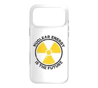 Custodia per iPhone 17 Pro Max L'energia nucleare è il simbolo rotondo di avvertimento delle radiazioni del futuro