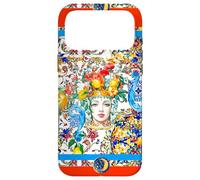 Custodia per iPhone 17 Pro Max L'estate colorata testa di moro siciliano ispirato arte limone