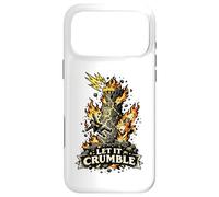 Custodia per iPhone 17 Pro Max Let It Crumble Tarocchi Torre Lightning Art