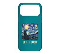Custodia per iPhone 17 Pro Max Let It Gogh Swirling Sky Night Art Amante Divertente gioco di parole Tee 2