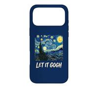 Custodia per iPhone 17 Pro Max Let It Gogh Swirling Sky Night Art Amante Divertente gioco di parole Tee 1