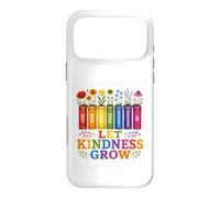 Custodia per iPhone 17 Pro Max Let Kindness Grow Rainbow Books Fiori Gentilezza Orgoglio