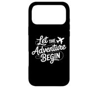 Custodia per iPhone 17 Pro Max Let the Adventure Begin Airplane Flight Travel