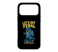 Custodia per iPhone 17 Pro Max Let's Get Feral! Hiking Cub Scout Racoon Scouting America