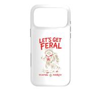 Custodia per iPhone 17 Pro Max Let's Get Feral! Hiking Scout Racoon Scouting America
