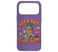 Custodia per iPhone 17 Pro Max Lets Get Tropi Cool Ananas Occhiali da sole Beach Summer