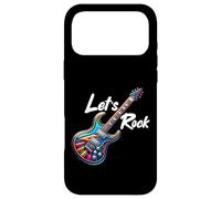 Custodia per iPhone 17 Pro Max Let's Rock N Roll Guitar Band Funny Rock Ragazze Ragazzi Bambini