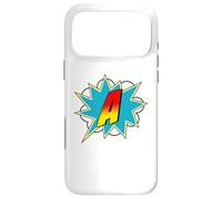 Custodia per iPhone 17 Pro Max Lettera A Supereroe Nome Comico Lettera Retro Costume