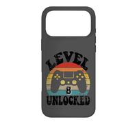 Custodia per iPhone 17 Pro Max Level Eight Unlocked 8th Birthday Tee Video Game 8 Year Old