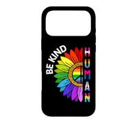 Custodia per iPhone 17 Pro Max LGBTQ+ Rainbow Gay Flag Sunflower Be Kind Human Pride LGBTQ