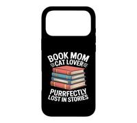 Custodia per iPhone 17 Pro Max Libro Mamma Purrfectly Perso In Storie Cat Reading