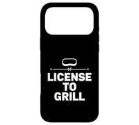 Custodia per iPhone 17 Pro Max Licenza per grigliare divertente cortile cucina design stile chef