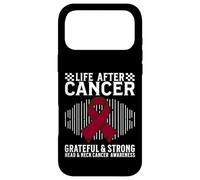 Custodia per iPhone 17 Pro Max Life After Cancer Head and Neck Cancer Awareness Survivor