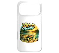 Custodia per iPhone 17 Pro Max Life Is Better At The Lake Sunset Canoe Nature Vibes Graphic