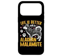 Custodia per iPhone 17 Pro Max Life Is Better With An Alaskan Malamute