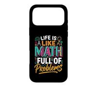 Custodia per iPhone 17 Pro Max Life Is Like Math Full Of Problems Scherzi degli studenti