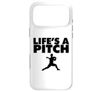 Custodia per iPhone 17 Pro Max Life's a Pitch Funny Baseball Pitcher Life's a Pitch