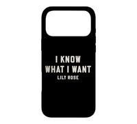 Custodia per iPhone 17 Pro Max Lily Rose So cosa voglio audace