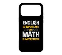 Custodia per iPhone 17 Pro Max L'inglese è importante, ma la matematica è importante divertente Pi Day