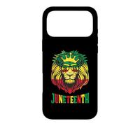 Custodia per iPhone 17 Pro Max Lion Juneteenth Black King Melanin Padre Papà Uomini Figlio Ragazzi