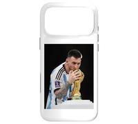 Custodia per iPhone 17 Pro Max Lionel Messi Argentina vince la Coppa del Mondo 2022 in Qatar