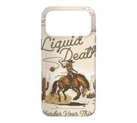 Custodia per iPhone 17 Pro Max Liquid Death Western Cowboy Murder Your Thirst Water
