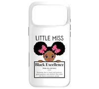 Custodia per iPhone 17 Pro Max Little Miss Black Excellence Melanina Ragazza Pelle Marrone Ragazze