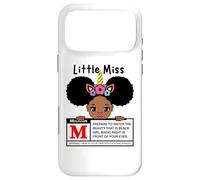 Custodia per iPhone 17 Pro Max Little Miss Black Girl Magic Melanin M Attenzione Ragazze carine