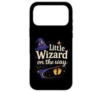 Custodia per iPhone 17 Pro Max Little Wizard On The Way - Annuncio di gravidanza per Halloween