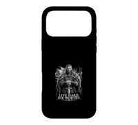 Custodia per iPhone 17 Pro Max Live Hard - Fustella con spada vichinga, design norreno
