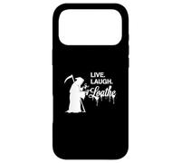 Custodia per iPhone 17 Pro Max Live Laugh Detesta il detto sarcastico per i cinici