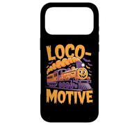 Custodia per iPhone 17 Pro Max Loco-Motive Divertente Halloween Treno Arte