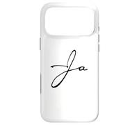 Custodia per iPhone 17 Pro Max Logo firmato scritto a mano con colore nero