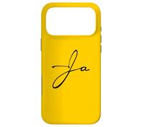 Custodia per iPhone 17 Pro Max Logo firmato scritto a mano in nero