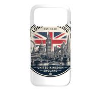 Custodia per iPhone 17 Pro Max Londra Calling Regno Unito Big Ben Tower Bridge Art