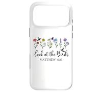 Custodia per iPhone 17 Pro Max Look at the Birds Air Scripture Matthew 6:26 Bible Verse God