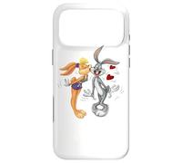 Custodia per iPhone 17 Pro Max Looney Tunes Bugs and Lola Kiss Valentine's Day