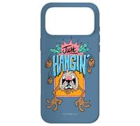 Custodia per iPhone 17 Pro Max Looney Tunes Taz Just Hanging