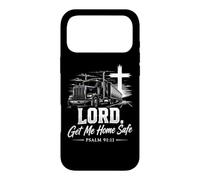 Custodia per iPhone 17 Pro Max LORD, Get Me Home Safe - Psalm 91:11 Christian Trucker
