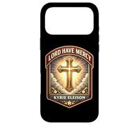 Custodia per iPhone 17 Pro Max Lord Have Mercy Kyrie Eleison Christian Dio Gesù Cristo