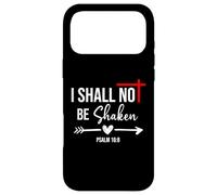 Custodia per iPhone 17 Pro Max Lord I Shall Not Be Shaken Bible Verse Psalm 16:8 Christian