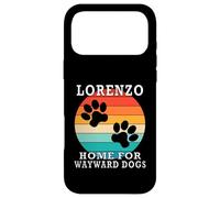 Custodia per iPhone 17 Pro Max Lorenzo Home For Wayward Dogs Cognome