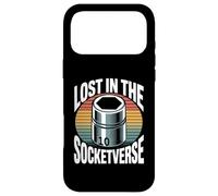 Custodia per iPhone 17 Pro Max Lost In The Socketverse - Presa da 10 mm, per meccanici di auto