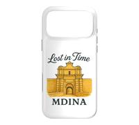 Custodia per iPhone 17 Pro Max Lost in Time Mdina Gate Antica Città Malta Monumento Storico