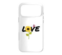 Custodia per iPhone 17 Pro Max Love Girasole Farfalla - Farfalle Girasoli
