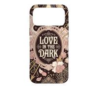 Custodia per iPhone 17 Pro Max Love in the Dark, arte floreale romantica vintage con ali d'angelo