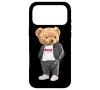 Custodia per iPhone 17 Pro Max Love Yourself, Enjoy Wear Cool Illustration Teddy Bear Style