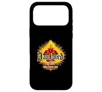 Custodia per iPhone 17 Pro Max Loved by Him Religious Christian citazione cuore Gesù Amore